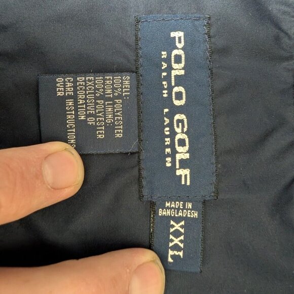 Polo Ralph Lauren US Open Congressional 2011 Windbreaker Jacket XXL Volunteer - Picture 11 of 16